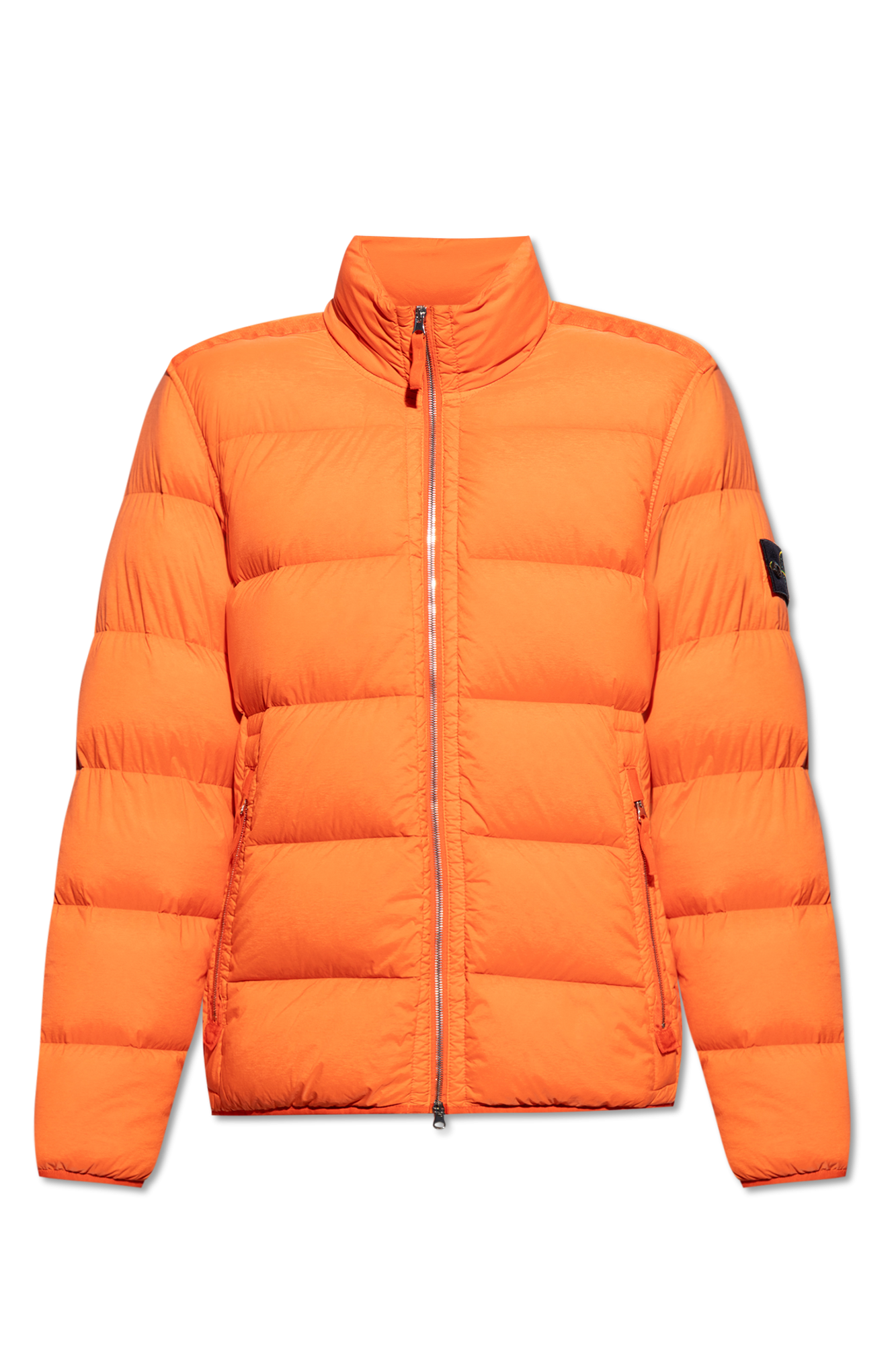 Stone island sales puffer jacket orange